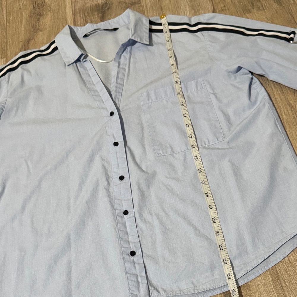 Zara Basic Collection Women's Light Blue Button D… - image 6